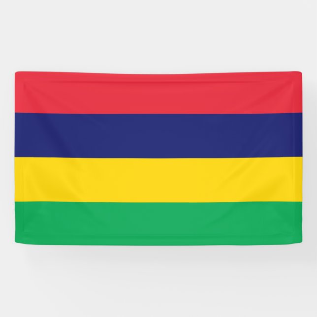 Mauritius-Flagge Banner (Horizontal)