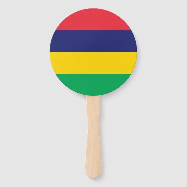 Mauritius-Flagge Fächer (Vorderseite)