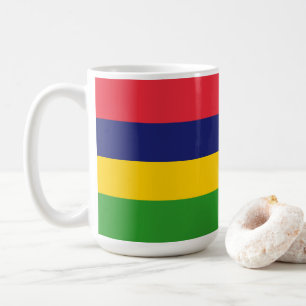 Mauritius-Flagge Kaffeetasse