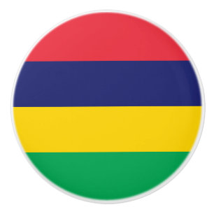 Mauritius-Flagge Keramikknauf