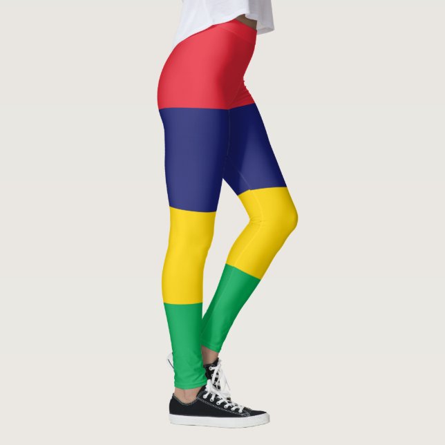 Mauritius-Flagge Leggings (Rechts)