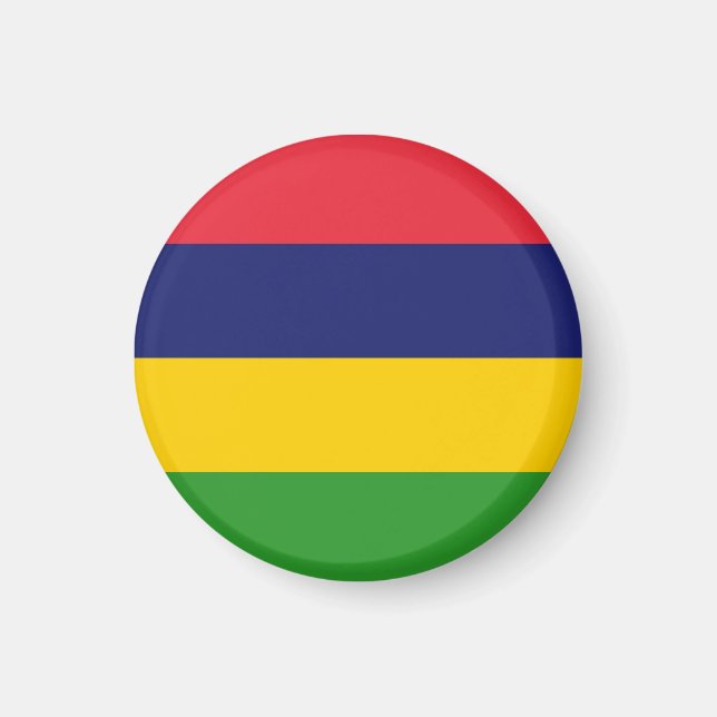 Mauritius-Flagge Magnet (Vorne)