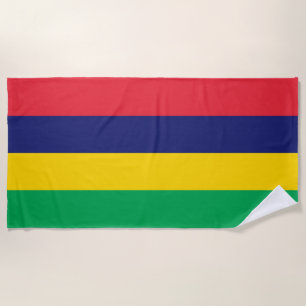 Mauritius-Flagge Strandtuch