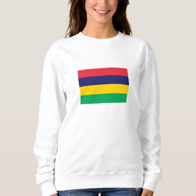 Mauritius-Flagge Sweatshirt (Vorderseite)