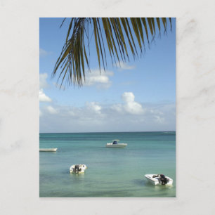 Mauritius, Grand Baie. Boote ankerten in der Postkarte