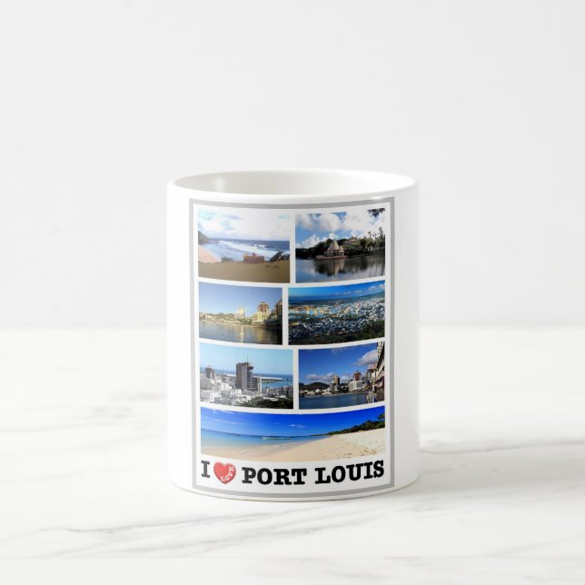 Mauritius - I Liebe - Kaffeetasse (Mittel)
