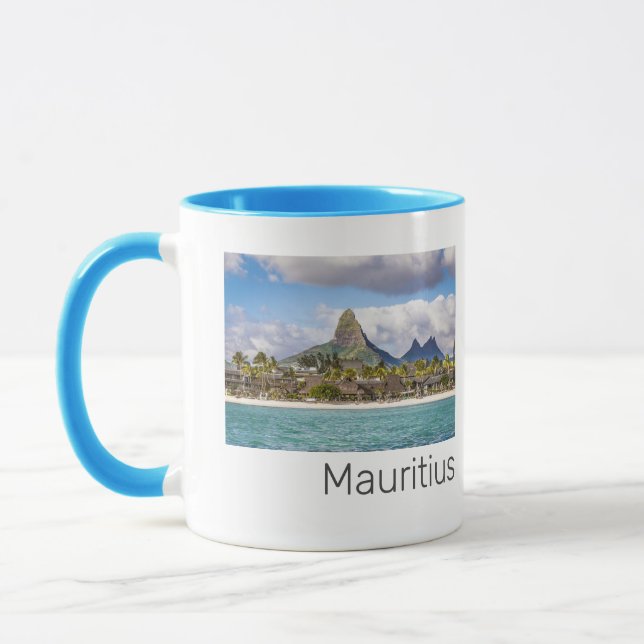Mauritius Indian Ocean Flic En Flac Beach Souvenir Tasse (Links)