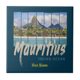 Mauritius Indischer Ozean Vintag Beach Souvenir Fliese