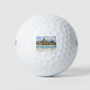 Mauritius Indischer Ozean Vintag Beach Souvenir Golfball