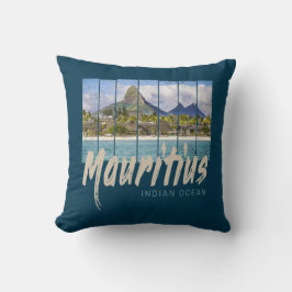 Mauritius Indischer Ozean Vintag Beach Souvenir Kissen