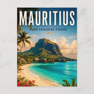 🌴 Mauritius Inselparadies Küste 🌊 Postkarte