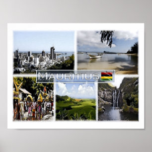 Mauritius - Mosaik - Poster