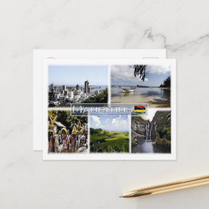 Mauritius - Mosaik - Postkarte
