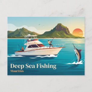 Mauritius Offshore Gewässer Mauritius Postkarte