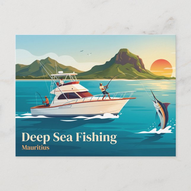 Mauritius Offshore Gewässer Mauritius Postkarte (Vorderseite)