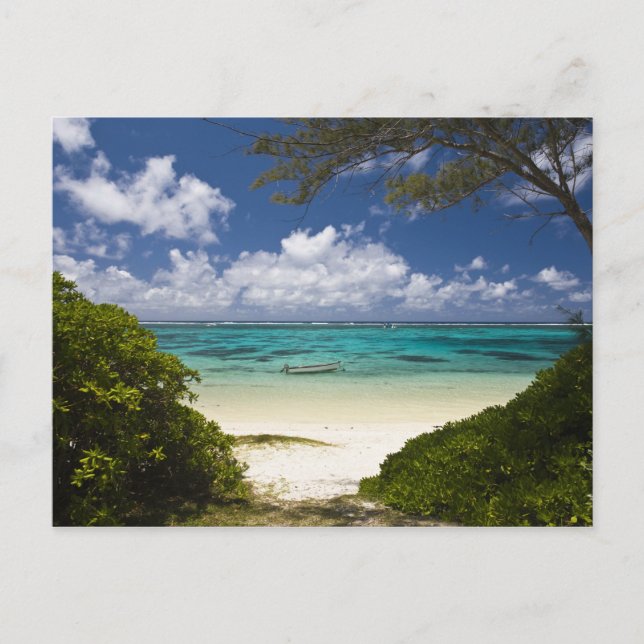 Mauritius, Ost-Mauritius, Belle Mare, Ost Postkarte (Vorderseite)