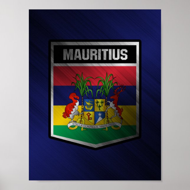 Mauritius Poster (Vorne)