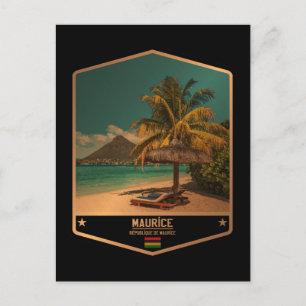 Mauritius Postkarte
