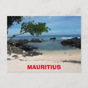 Mauritius Rocky Beach Cove Postcard Postkarte