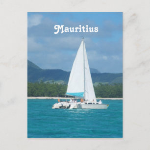Mauritius Sailing Postkarte