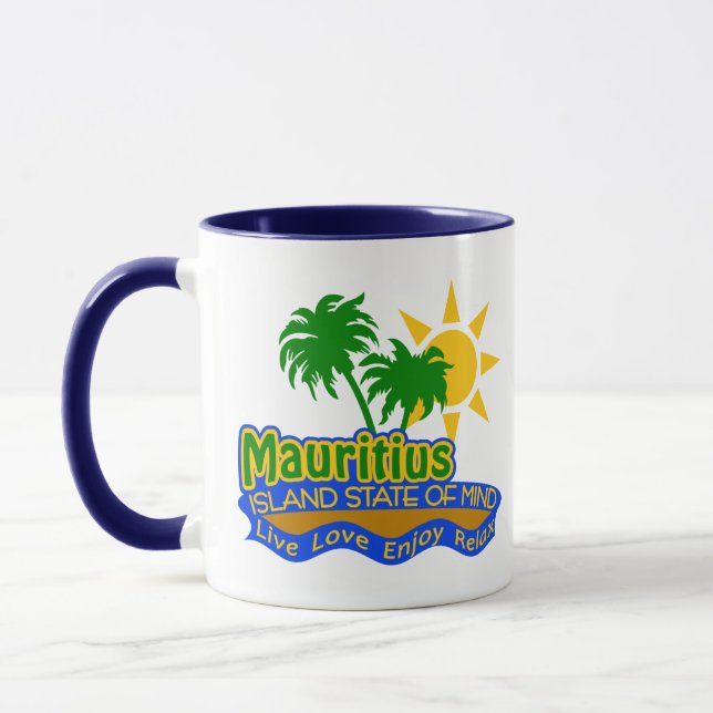 Mauritius Staat der Mind-Tasse - wählen Sie Stil Tasse (Links)