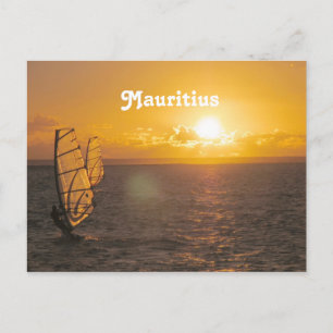 Mauritius Sunset Postkarte