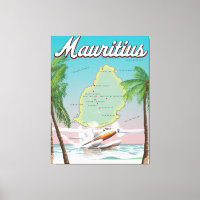 Mauritius Vintage Reiseplakat