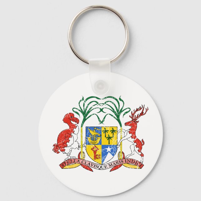 Mauritius-Wappen Schlüsselanhänger (Vorderseite)