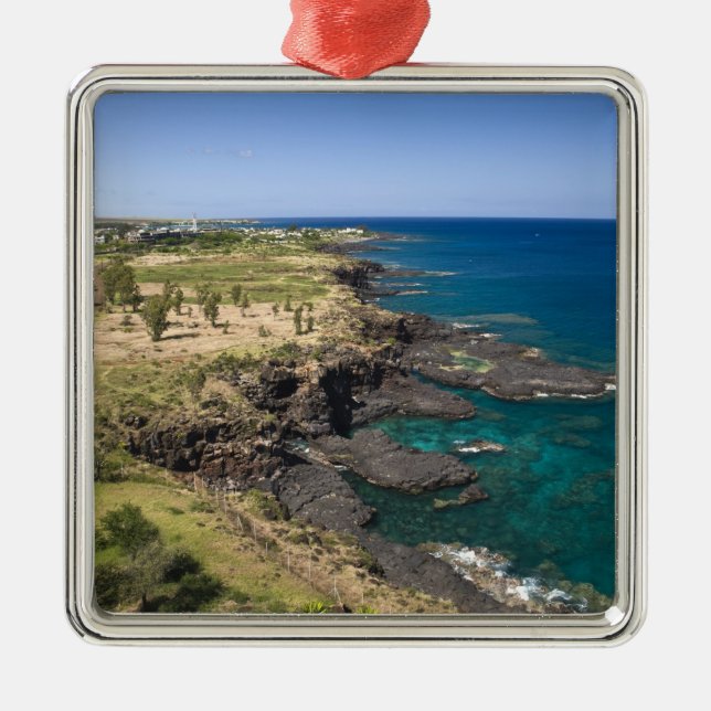 Mauritius, Western Mauritius, Belle Vue, Ozean Silbernes Ornament (Vorne)