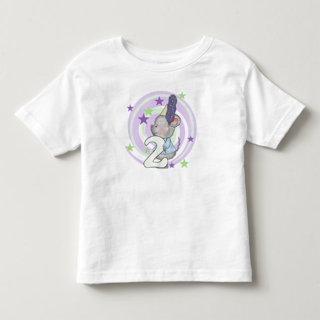 Maus 2. Geburtstag T Shirts und Geschenke (Vorderseite)