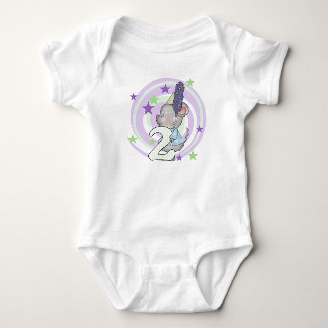Maus 2. Geburtstag T Shirts und Geschenke (Vorderseite)