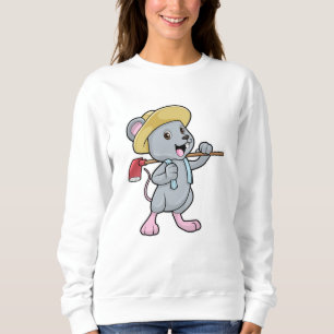 Maus als Bauer mit Ax & Hat Sweatshirt