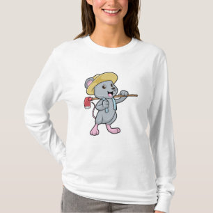 Maus als Bauer mit Ax & Hat T-Shirt