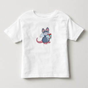 Maus als Braut mit Schleier & Geschenk.PNG Kleinkind T-shirt