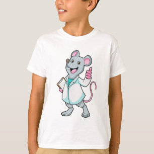 Maus als Doktor mit Doctor's Coat T-Shirt