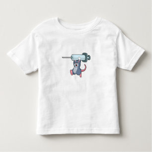 Maus als Krankenschwester mit Spritze.PNG Kleinkind T-shirt