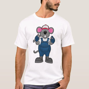 Maus als Mechanik mit Schraubenspanner T-Shirt