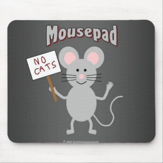 Maus auf einem mousepad