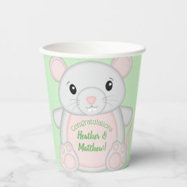 Maus Baby Dusche Pappbecher