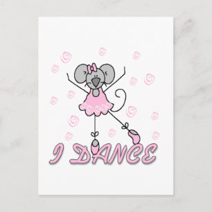 Maus-Ballett-T-Shirts und Geschenke Postkarte