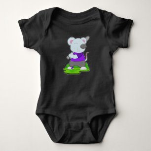 Maus Baseball Baseball Baby Strampler
