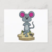 Maus bei Yoga-Fitness