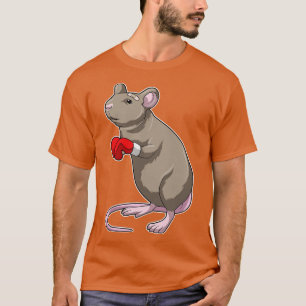 Maus beim Boxen mit Boxhandschuhen T-Shirt