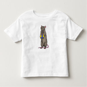 Maus beim Handball Sport Kleinkind T-shirt