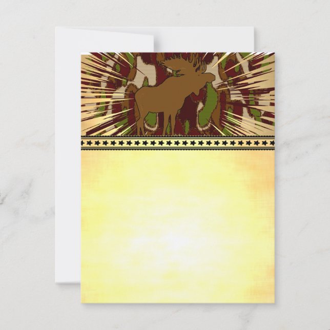 Maus Camouflage Einladungen, Aufkleber, Briefmarke Einladung (Vorderseite)