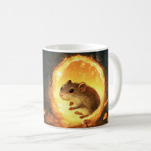 Maus Cartoon-Stil lebendig Cute Bunt Kaffee Kaffeetasse