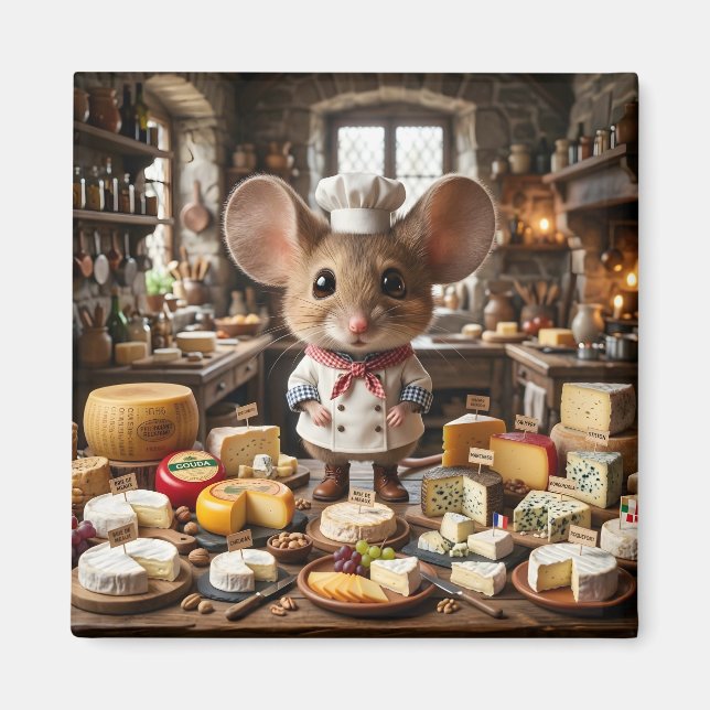Maus Cheesemaster Magnet (Vorne)