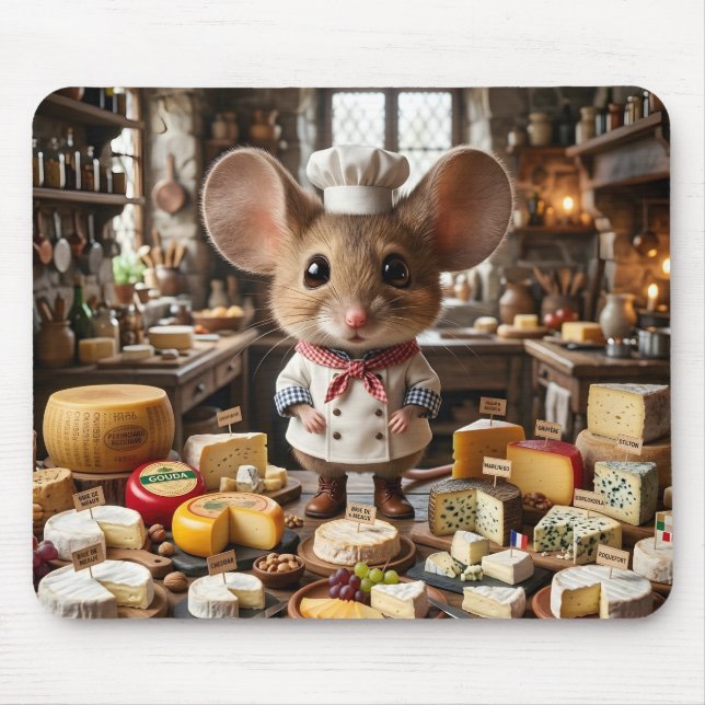 Maus Cheesemaster Mousepad (Vorne)