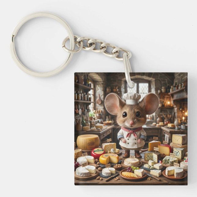 Maus Cheesemaster Schlüsselanhänger (Vorderseite)