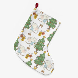 Maus dekorieren Weihnachtsbaum Großer Weihnachtsstrumpf